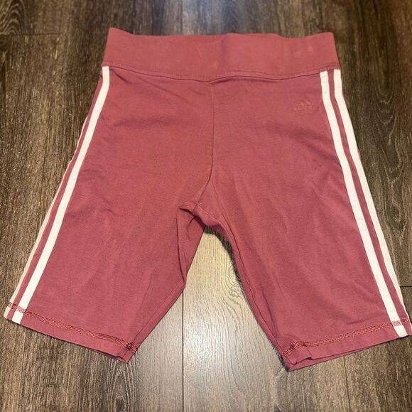 adidas Pants - Adidas (Medium) Coral Biker Shorts